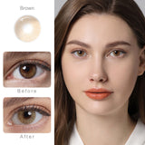 Elves Brown Colored Contacts