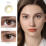 Elves Green Colored Contacts
