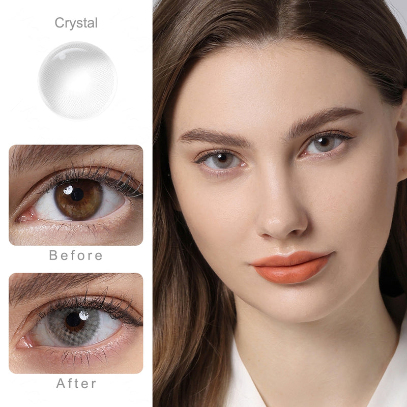 Elves Crystal Gray Colored Contacts