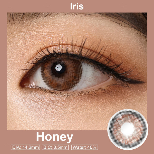 Iris Honey Colored Contacts