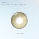 Desire Lime Green Colored Contacts