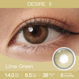 Desire Lime Green Colored Contacts
