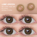 Desire Lime Green Colored Contacts