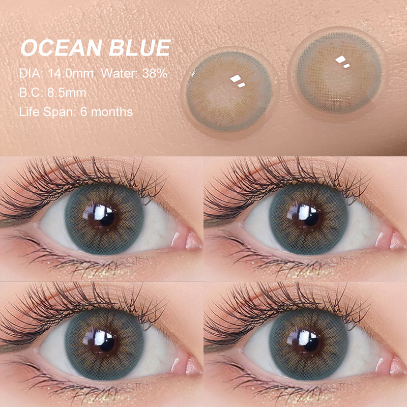 Desire Ocean Blue Colored Contacts