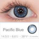 Diamond N Pacific Blue Colored Contacts