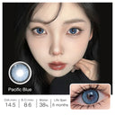 Diamond N Pacific Blue Colored Contacts