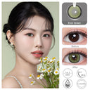 Diamond N Ever Green Colored Contacts