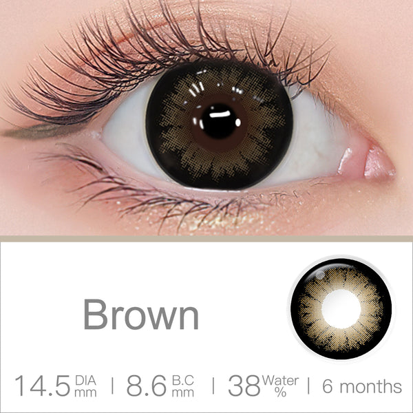 Supersize Brown Colored Contacts