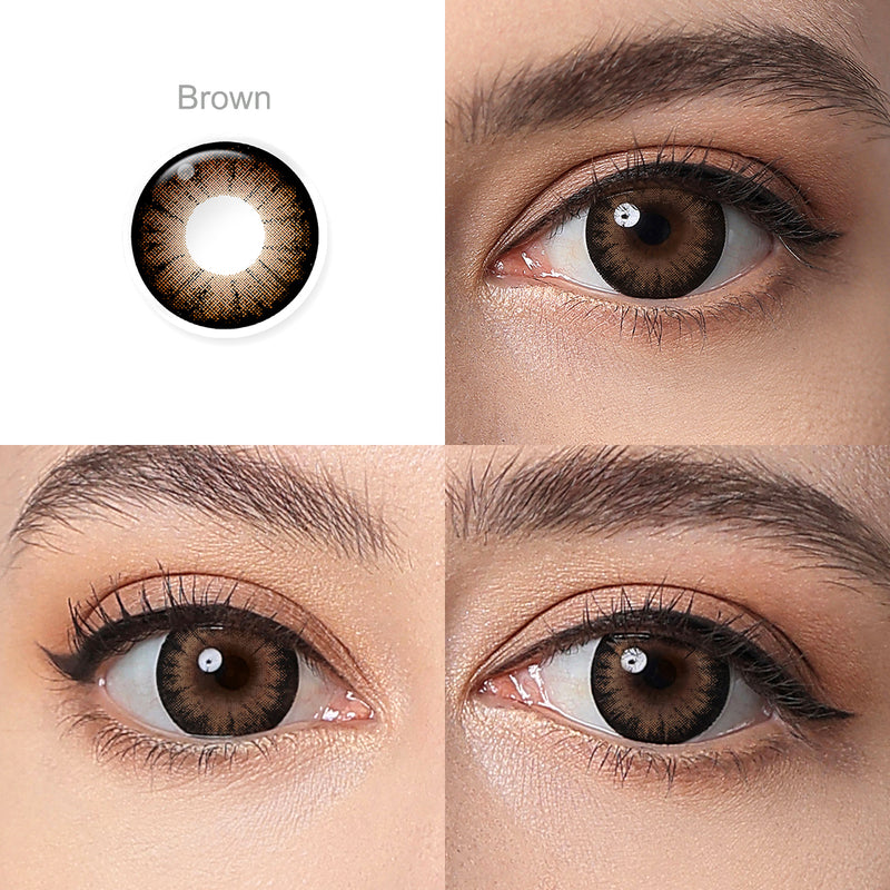 Supersize Brown Colored Contacts