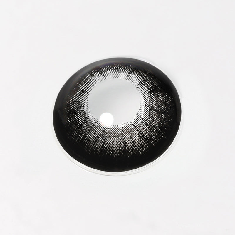 Supersize Black Colored Contacts