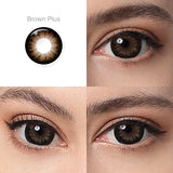 Glass Supersize Brown Plus Colored Contacts