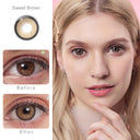 Luna Sweet Brown Colored Contacts