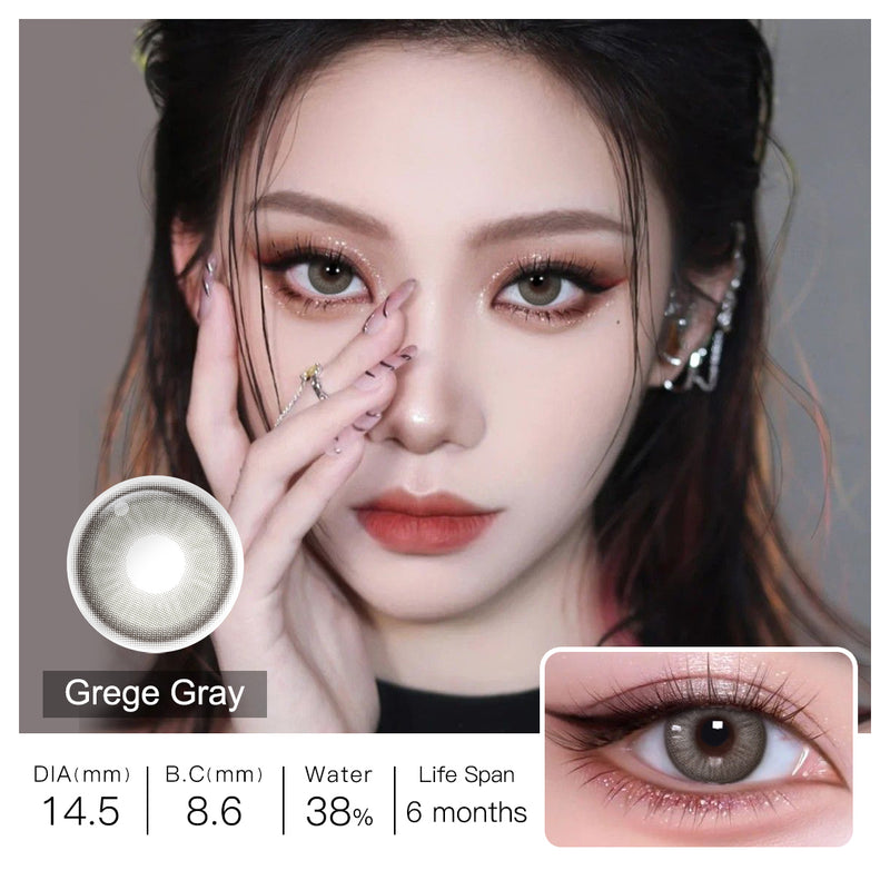 Luna Grege Gray Colored Contacts