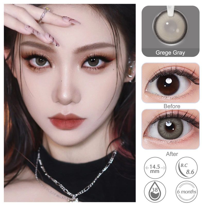 Luna Grege Gray Colored Contacts