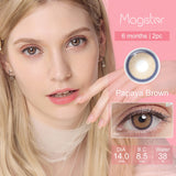 Melody Papaya Brown Colored Contacts