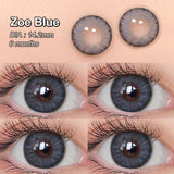 Zoe Blue Colored Contacts