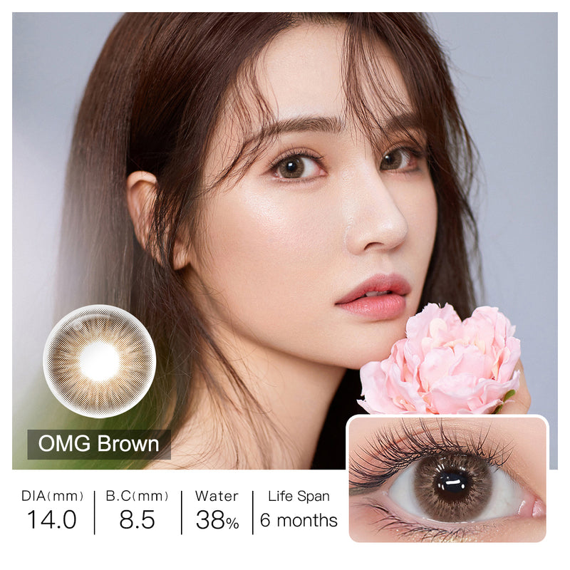 OMG Brown Colored Contacts