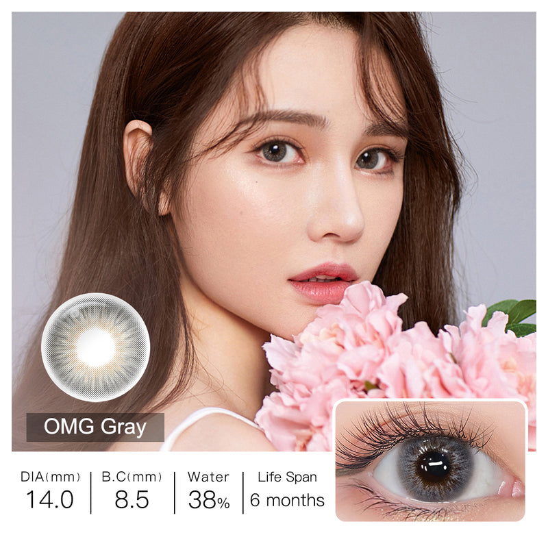 OMG Gray Colored Contacts