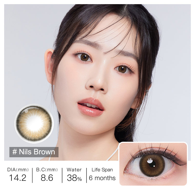 NILS Brown Colored Contacts