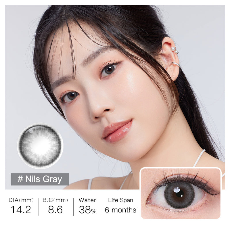 Nils Gray Colored Contacts