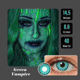 Green Vampire Halloween Contacts