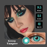 Green Vampire Halloween Contacts