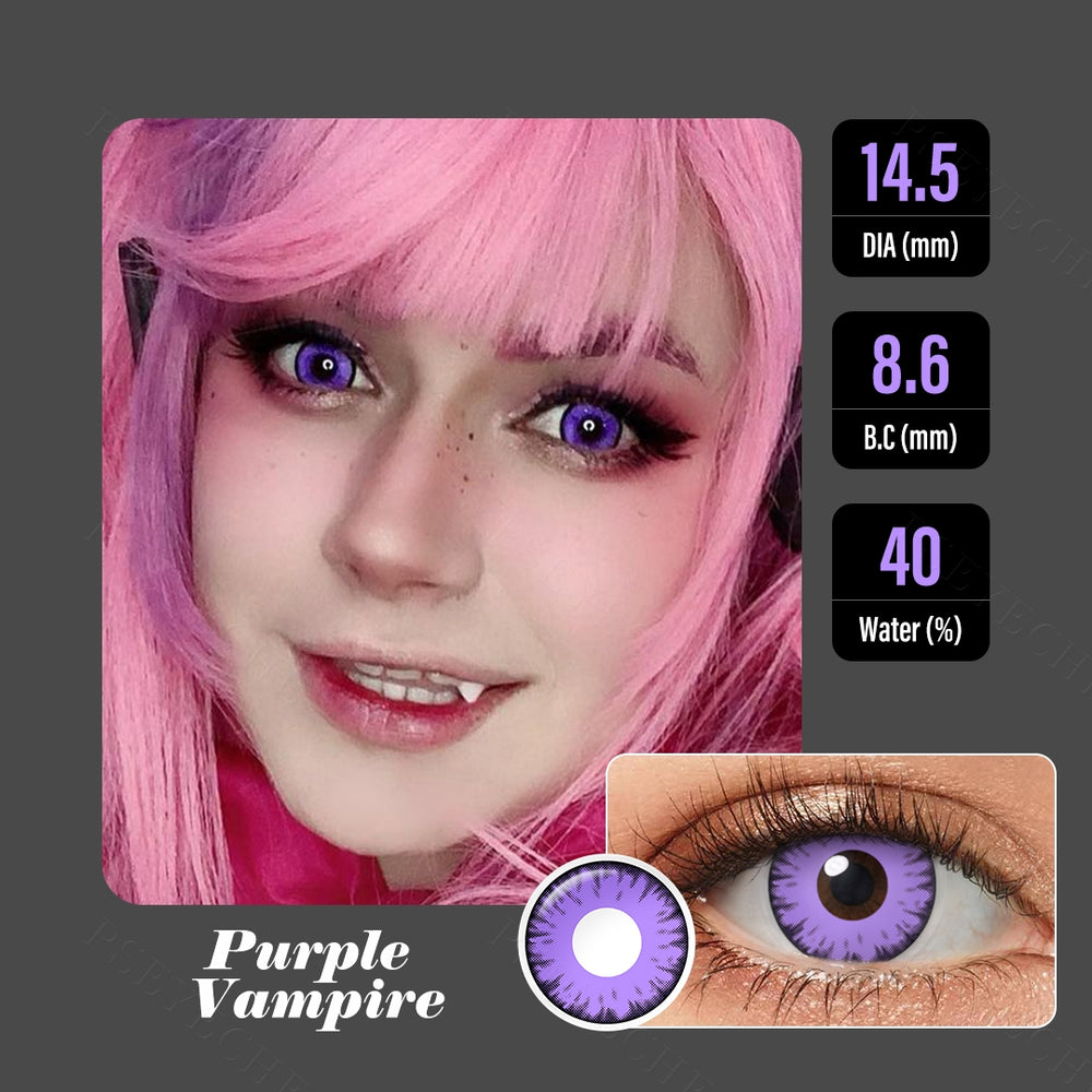Purple Vampire Crazy Contacts for Twilight – FreshGo
