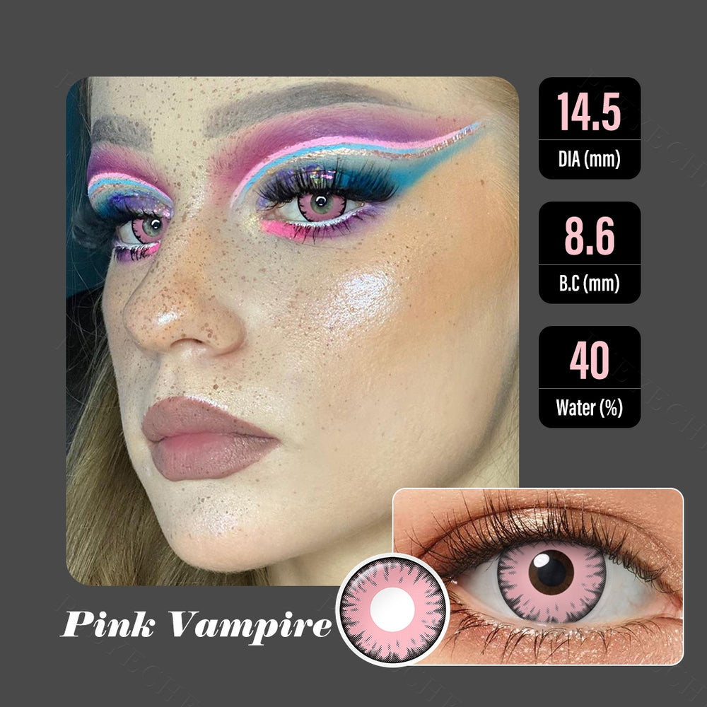 Pink Vampire Crazy Contacts for Twilight – FreshGo