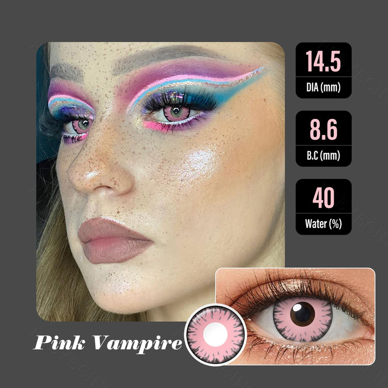 Pink Vampire Crazy Contacts for Twilight – FreshGo