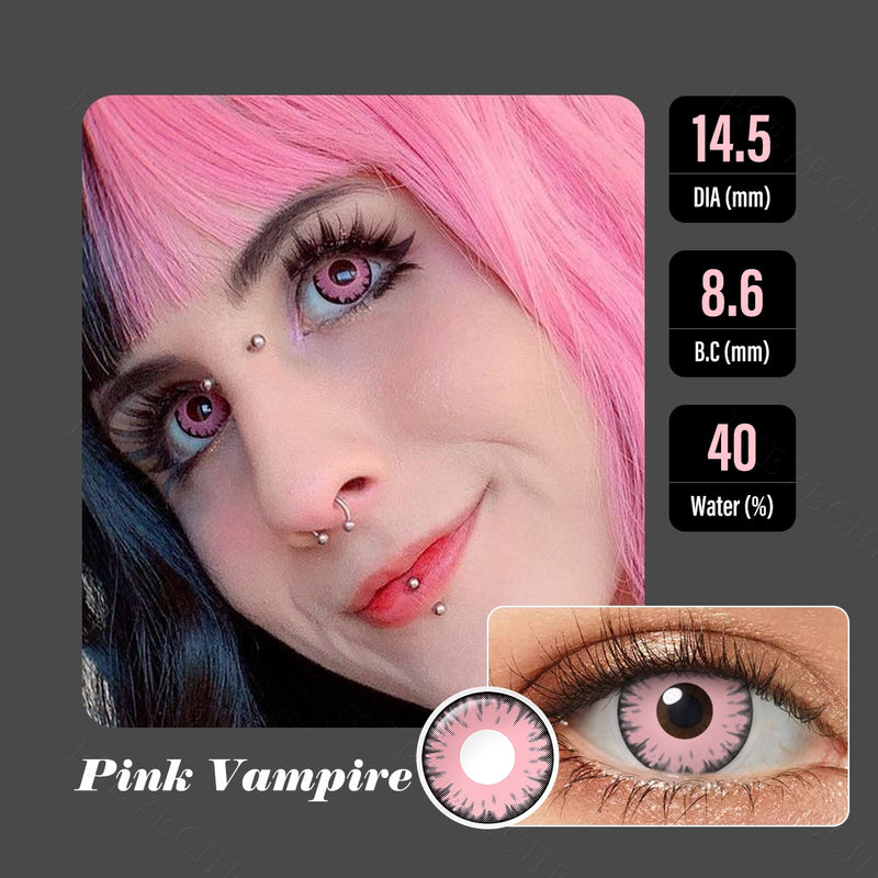 Pink Vampire Crazy Contacts for Twilight – FreshGo