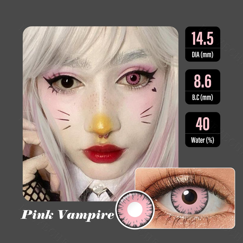 Pink Vampire Crazy Contacts for Twilight – FreshGo