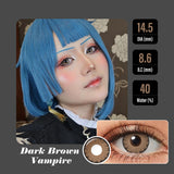 Dark Brown Vampire Halloween Contacts for Twilight