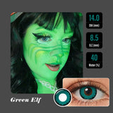 Green Elf Halloween Contacts