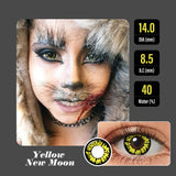 Yellow New Moon Halloween Contacts for Twilight