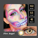 Fire Angel Halloween Contacts