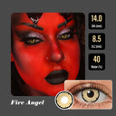 Fire Angel Halloween Contacts