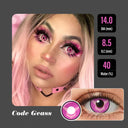 Pink Cow Halloween Contacts