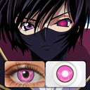 Pink Cow Halloween Contacts