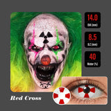 Red Cross Halloween Contacts