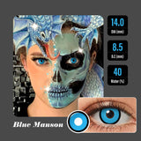 Blue Manson Halloween Contacts