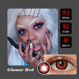 Glamor Red Halloween Contacts