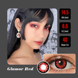 Glamor Red Halloween Contacts