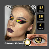 Glamor Yellow Halloween Contacts