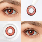 Envy Red Halloween Contacts