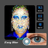 Envy Blue Halloween Contacts