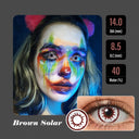 Brown Solar Halloween Contacts