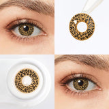 Crazy Leopard Halloween Contacts