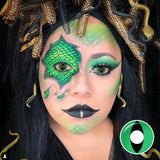 Green Cat Eye Halloween Contacts