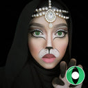 Green Cat Eye Halloween Contacts