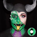 Green Cat Eye Halloween Contacts